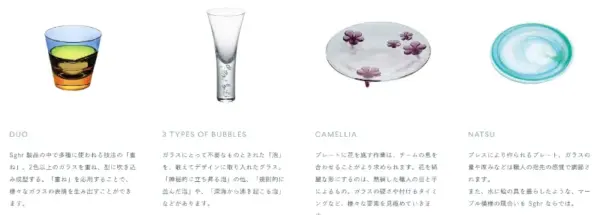 070 Sghr：菅原工芸硝子　ハンドメイドガラス製品