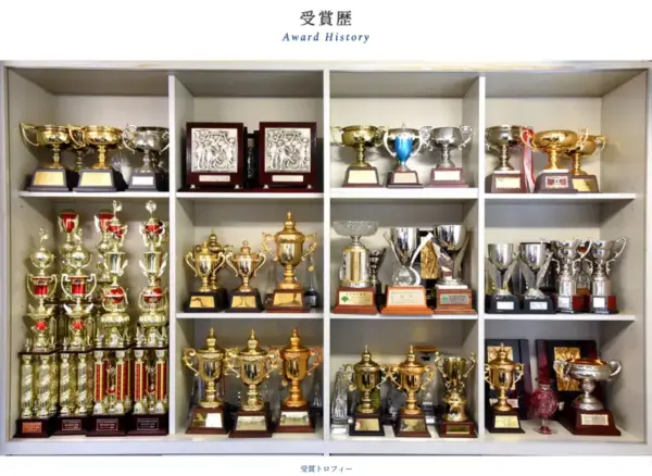 073 野村花火工業　受賞歴ー受賞トロフィー