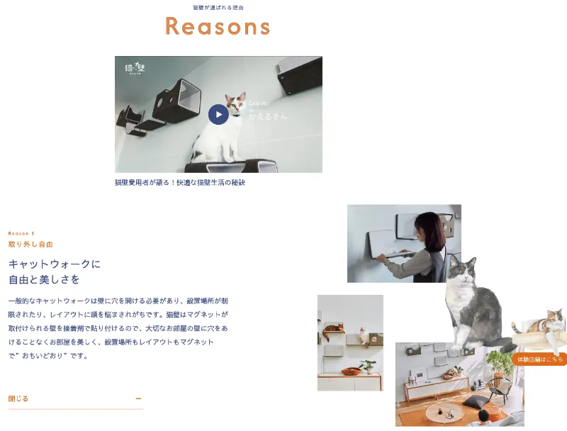 097 猫壁:にゃんぺき 選ばれる理由